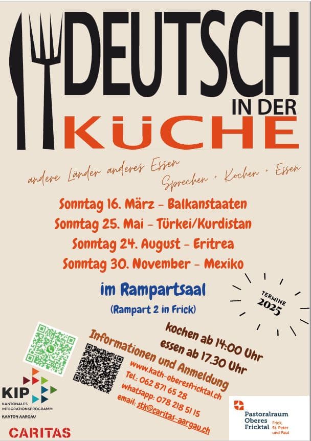 Mit Deutsch in der Küche