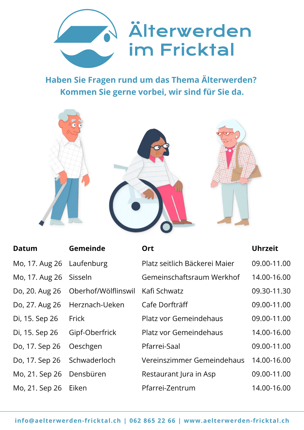 Roadshow Älterwerden im Fricktal